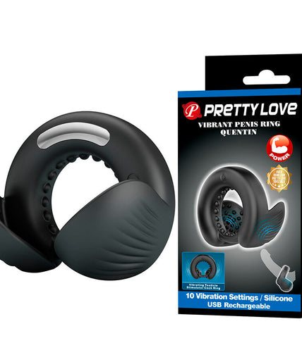 Pretty Love – Quentin Penis Ring With Testicular Stimulator Pretty Love – Quentin Penis Ring With Testicular Stimulator