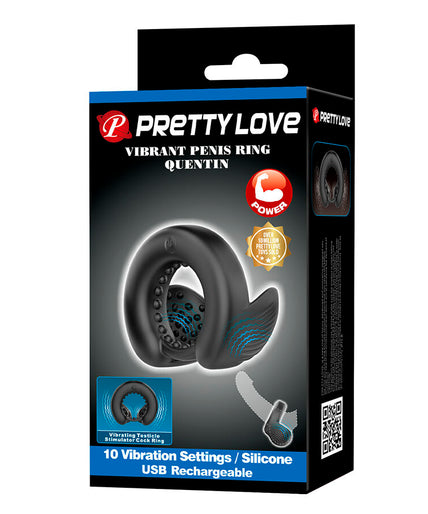 Pretty Love – Quentin Penis Ring With Testicular Stimulator Pretty Love – Quentin Penis Ring With Testicular Stimulator