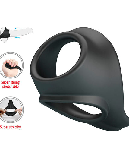 CRAZY BULL - ZADOK ERGONOMIC RING WITH PERINEAL STIMULATOR CRAZY BULL - ZADOK ERGONOMIC RING WITH PERINEAL STIMULATOR
