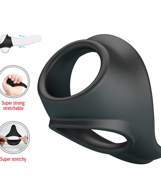 CRAZY BULL - ZADOK ERGONOMISCHE RING MET PERINEUMSTIMULATOR