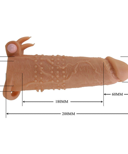 Pretty Love – Quillon Penis Sleeve With Clitoral Stimulator And Vibration Pretty Love – Quillon Penis Sleeve With Clitoral Stimulator And Vibration