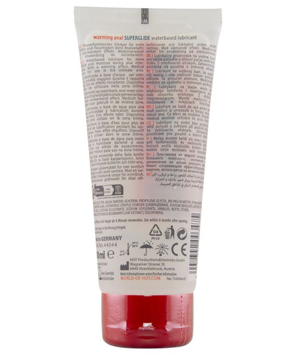 HOT - ANAL SUPERGLIDE WARMING LIQUID PLEASURE WATERBASED LUBRICANT 100 ML HOT - ANAL SUPERGLIDE WARMING LIQUID PLEASURE WATERBASED LUBRICANT 100 ML