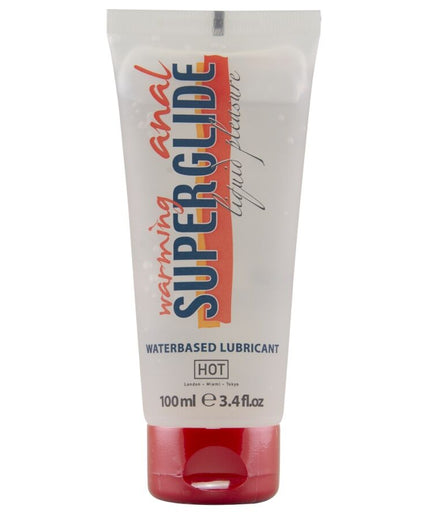 HOT - ANAL SUPERGLIDE WARMING LIQUID PLEASURE WATERBASED LUBRICANT 100 ML HOT - ANAL SUPERGLIDE WARMING LIQUID PLEASURE WATERBASED LUBRICANT 100 ML
