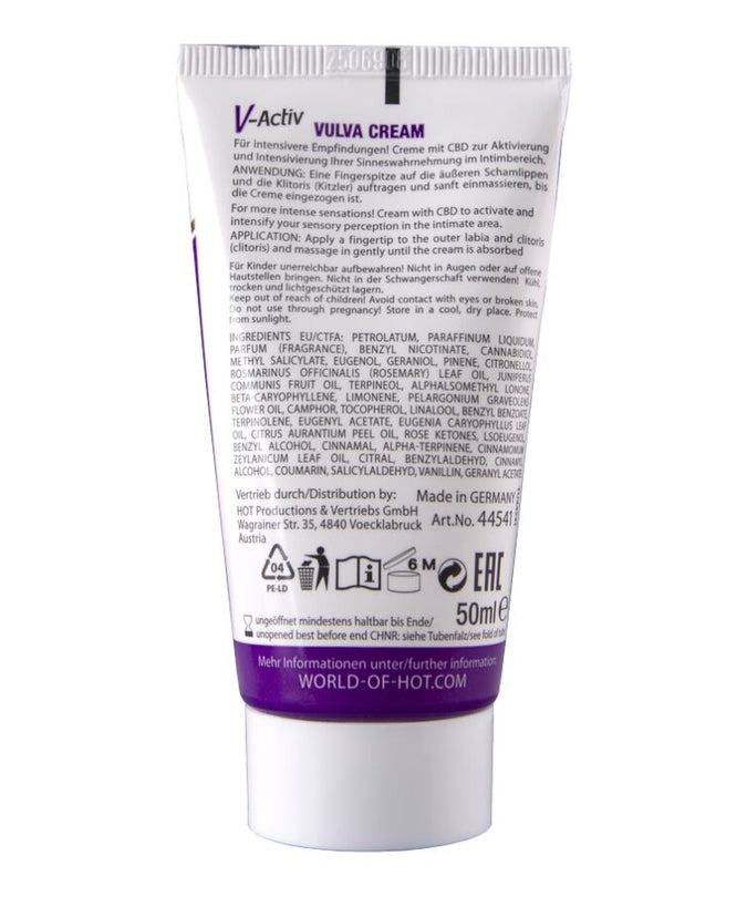 HOT - VULVACRÈME MET CBD 50ML