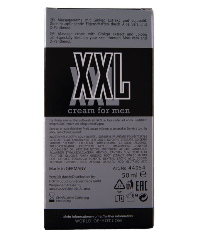 HOT - XXL CREAM FOR MEN 50 ML