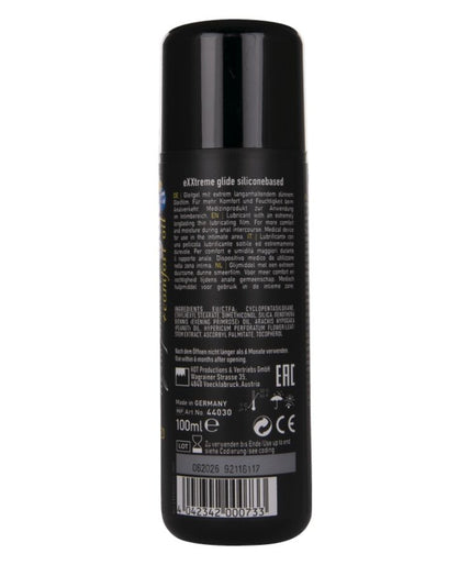 HOT - EXXTREME GLIDE SILICONEBASED LUBRICANT + COMFORT OIL A+ 100 ML HOT - EXXTREME GLIDE SILICONEBASED LUBRICANT + COMFORT OIL A+ 100 ML