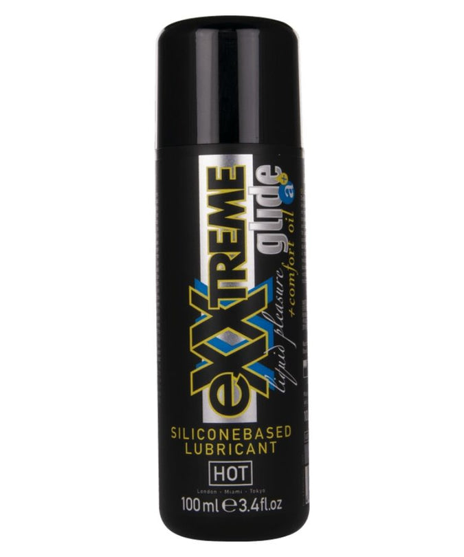 HOT - EXXTREME GLIDE GLIJMIDDEL OP SILICONENBASIS + COMFORTOLIE A+ 100 ML
