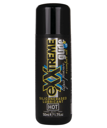 HOT - EXXTREME GLIDE SILICONEBASED LUBRICANT + COMFORT OIL A+ 50 ML HOT - EXXTREME GLIDE SILICONEBASED LUBRICANT + COMFORT OIL A+ 50 ML