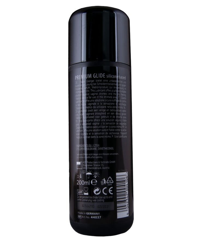 HOT - PREMIUM SILICONE GLIDE GLIBMIDDEL OP SILICONENBASIS 200 ML