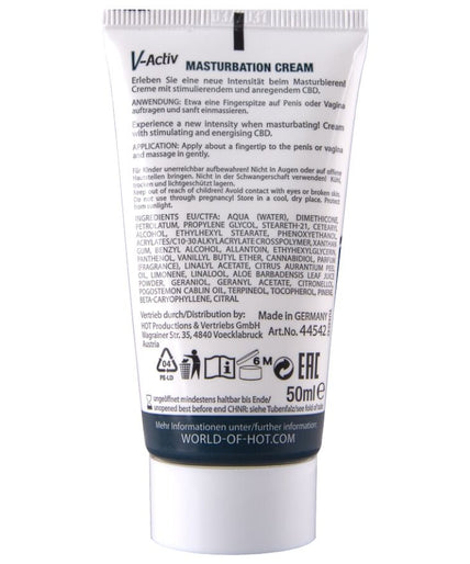 HOT - MASTURBATIONSCREME MIT CBD - UNISEX 100ML HOT - MASTURBATIONSCREME MIT CBD - UNISEX 100ML