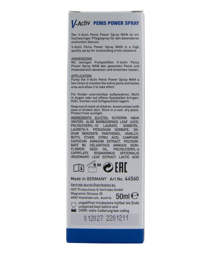 HET NIEUWE – V-ACTIV PENIS POWER SPRAY VOOR MANNEN 50 ML HET NIEUWE – V-ACTIV PENIS POWER SPRAY VOOR MANNEN 50 ML