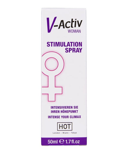 HOT - V-ACTIV STIMULERENDE SPRAY VOOR VROUWEN 50 ML HOT - V-ACTIV STIMULERENDE SPRAY VOOR VROUWEN 50 ML