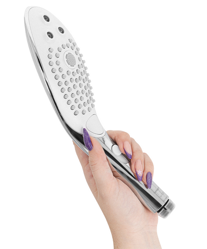 WOMANIZER - WAVE CLITORAL STIMULATING SHOWER HEAD CHROME WOMANIZER - WAVE CLITORAL STIMULATING SHOWER HEAD CHROME