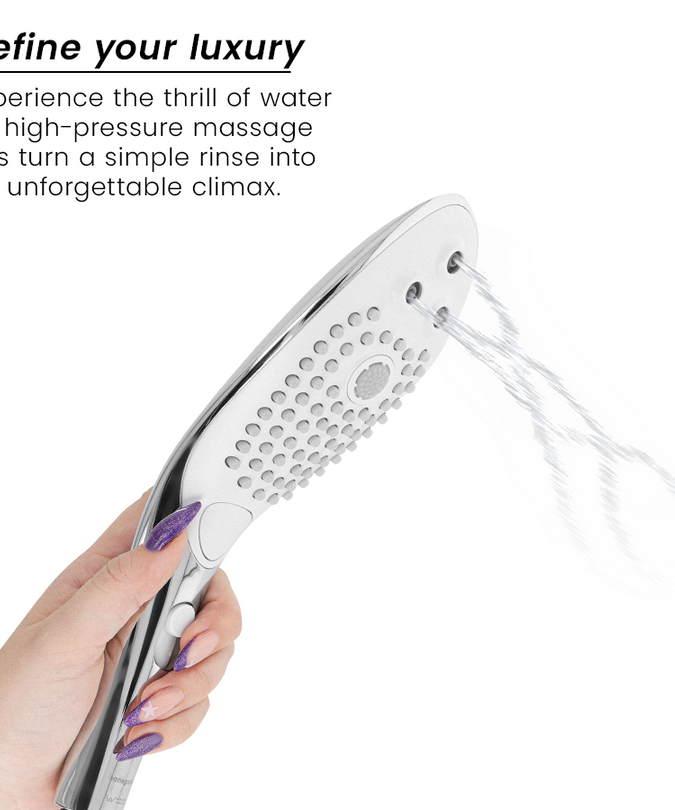 WOMANIZER - WAVE CLITORALE STIMULERENDE DOUCHEKOP CHROME