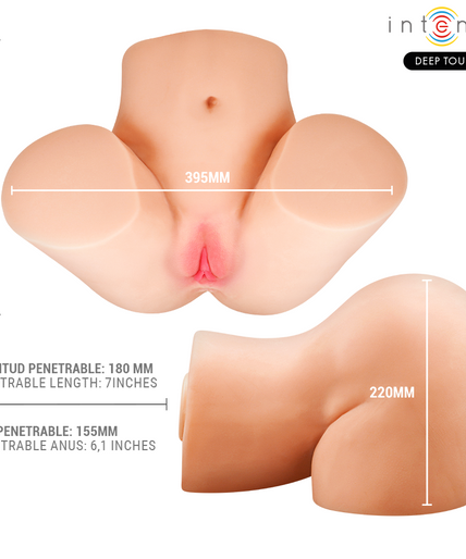 INTENSE DEEP TOUCH - JULIA VAGINAL MASTURBATOR WITH SUCTION, HEAT, VIBRATION AND VOICE EFFECTS WITH REMOTE CONTROL 9 KG INTENSE DEEP TOUCH - JULIA VAGINAL MASTURBATOR WITH SUCTION, HEAT, VIBRATION AND VOICE EFFECTS WITH REMOTE CONTROL 9 KG