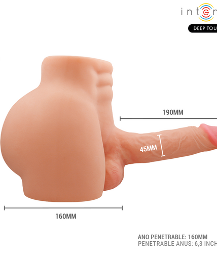 INTENSE DEEP TOUCH - RICHIE TORSO WITH ANUS AND REALISTIC DILDO WITH PUSHING AND VIBRATION REMOTE CONTROL 4.7 KG INTENSE DEEP TOUCH - RICHIE TORSO WITH ANUS AND REALISTIC DILDO WITH PUSHING AND VIBRATION REMOTE CONTROL 4.7 KG
