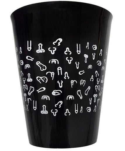 Diablo Picante – Black Cup 500 Ml With White Penises Diablo Picante – Black Cup 500 Ml With White Penises