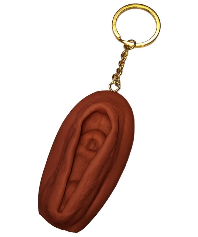 DIABLO PICANTE - SLEUTELHANGER VAGINA DONKERE TINT