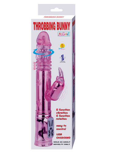 BAILE - THROBBING BUNNY PINK RAMPANT ROTATOR BAILE - THROBBING BUNNY PINK RAMPANT ROTATOR