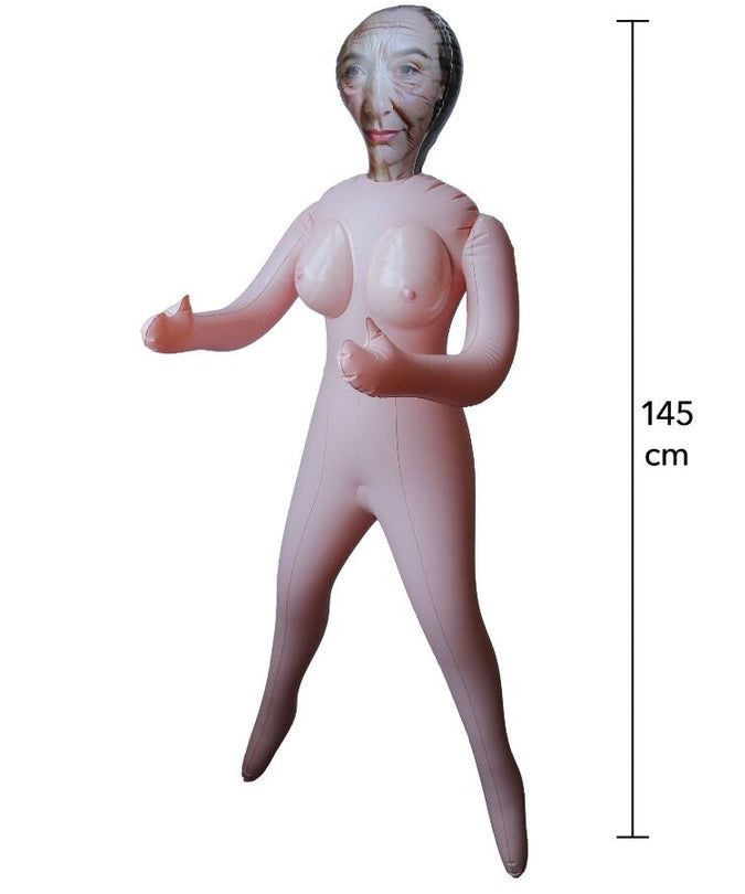 VERBORGEN VERLANGEN - GEILE OMA OPBLAASPOP 145 CM