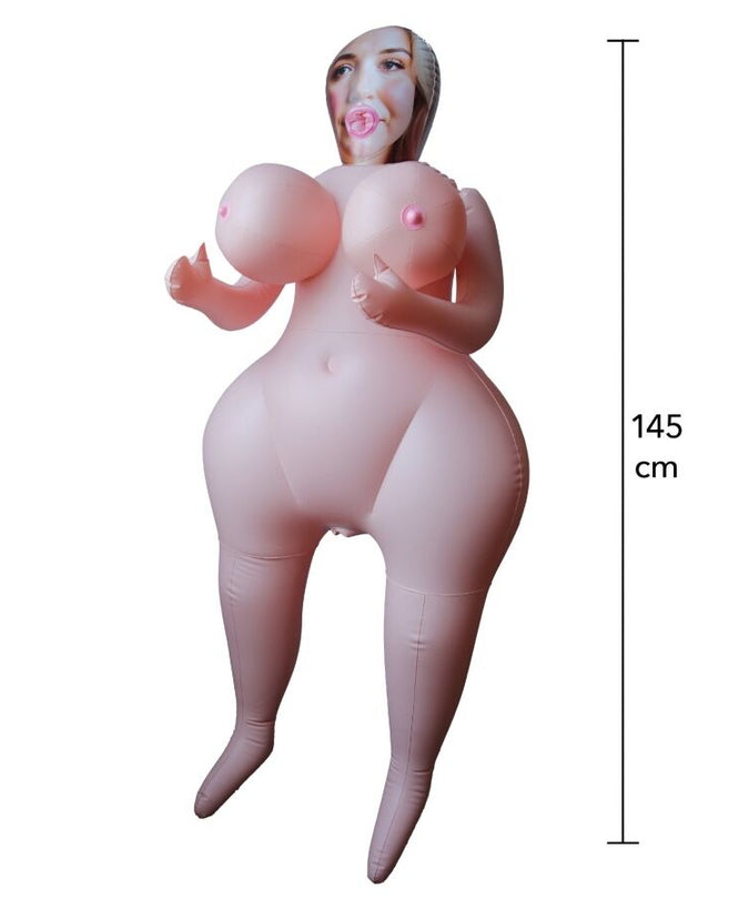HIDDEN DESIRE - HEAVY HEATHER INFLATABLE DOLL 145 CM