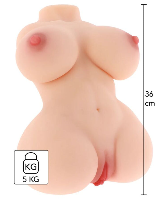 VERBORGEN VERLANGEN - SAPPEIGE DUBBELE D VAGINA EN ANALE MASTURBATOR 5 KG