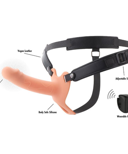 HIDDEN DESIRE - INFERNO VIBRATING PENIS SLEEVE STRAP-ON 16 CM HIDDEN DESIRE - INFERNO VIBRATING PENIS SLEEVE STRAP-ON 16 CM