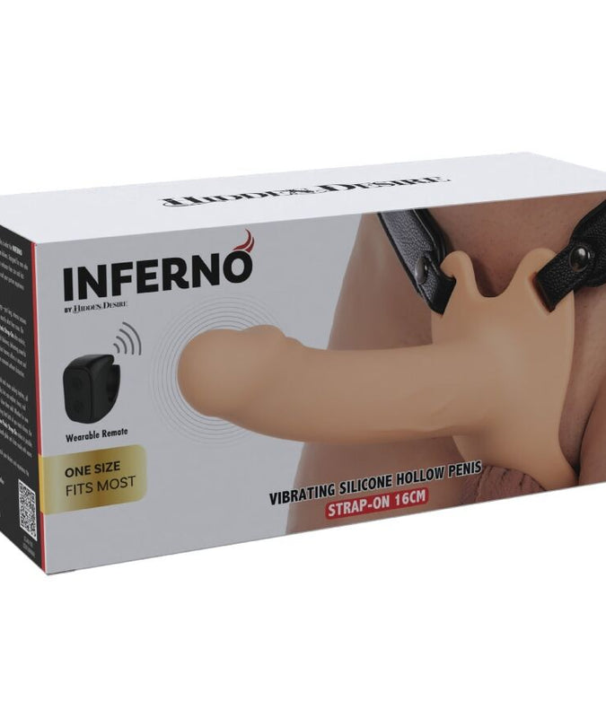 Hidden Desire – Inferno Vibrating Penis Sleeve Strap – On 16 Cm