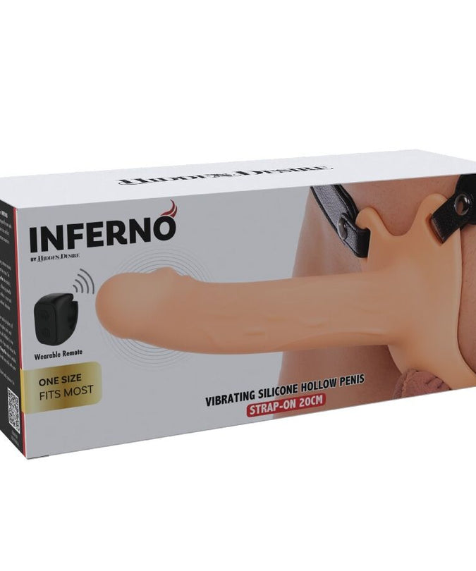 Hidden Desire – Inferno Vibrating Penis Sleeve Strap – On 20 Cm