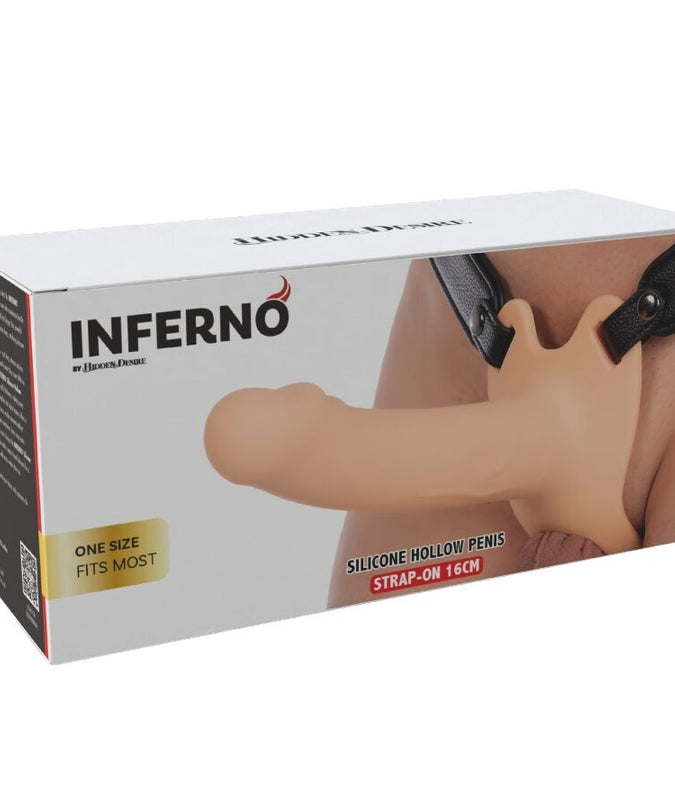 HIDDEN DESIRE - INFERNO PENIS SLEEVE STRAP-ON 16 CM