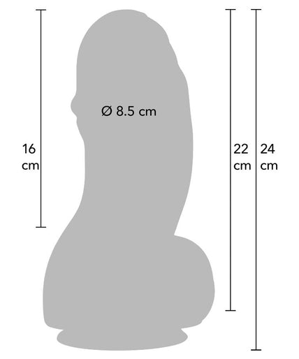 HIDDEN DESIRE - INFERNO FAT BOYS DILDO 22 CM HIDDEN DESIRE - INFERNO FAT BOYS DILDO 22 CM