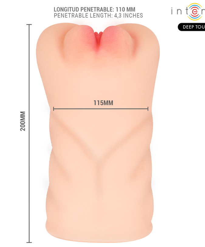 INTENSE DEEP TOUCH - KRISTA VAGINAL MASTURBATOR WITH SUCTION, VIBRATION AND VOICE EFFECT 1.2 KG