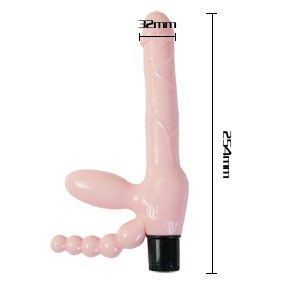 BAILE - TPR TOUWHOOS TUIGJE MET TRILLING EN ANALE STIMULATIE 25,4 CM BAILE - TPR TOUWHOOS TUIGJE MET TRILLING EN ANALE STIMULATIE 25,4 CM