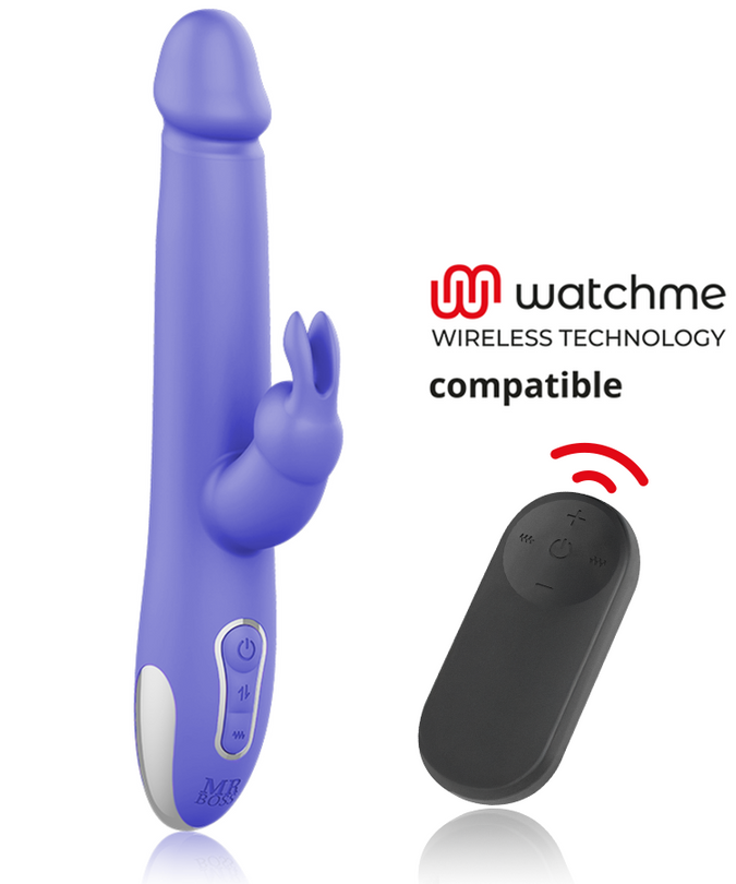 MR BOSS - ARTURO VIBRATOR & ROTATOR + WATCHME AFSTANDSBEDIENING