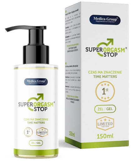 MEDICA GROUP - SUPER ORGASM STOP INTIMATE GEL FOR MEN 150 ML MEDICA GROUP - SUPER ORGASM STOP INTIMATE GEL FOR MEN 150 ML