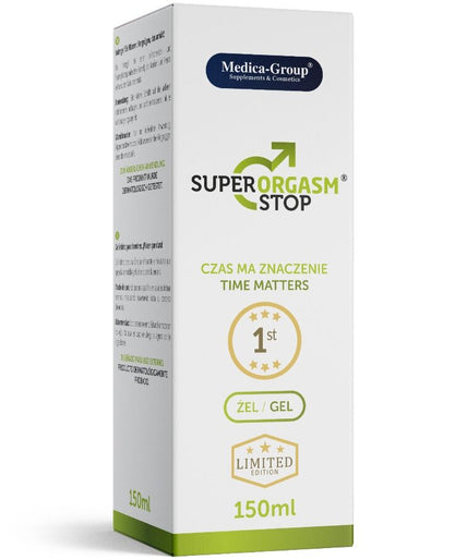 MEDICA GROUP - SUPER ORGASM STOP INTIEMGEL VOOR MANNEN 150 ML MEDICA GROUP - SUPER ORGASM STOP INTIEMGEL VOOR MANNEN 150 ML