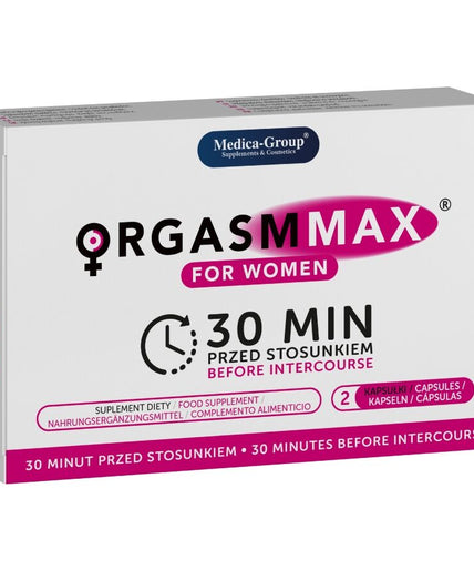 MEDICA GROUP - ORGASM MAX FOR WOMEN 2 CAPSULES MEDICA GROUP - ORGASM MAX FOR WOMEN 2 CAPSULES