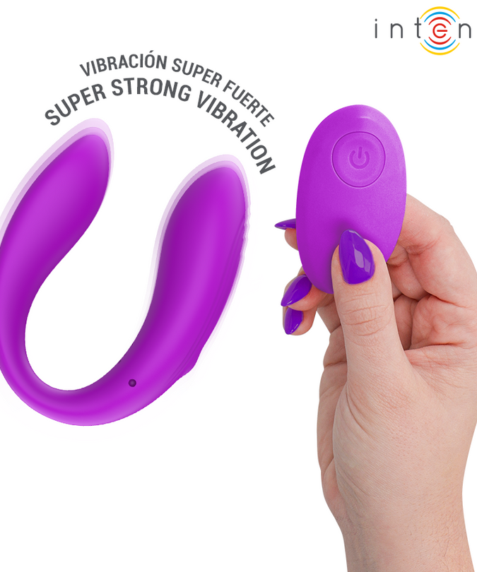 INTENSE - NORA VIBRATING CLAMP STIMULATOR PURPLE