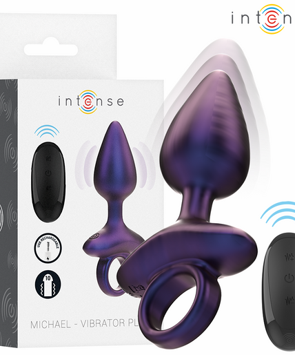 INTENSE - MICHAEL VIBRATING ANAL PLUG MODEL 2 REMOTE CONTROL INTENSE - MICHAEL VIBRATING ANAL PLUG MODEL 2 REMOTE CONTROL