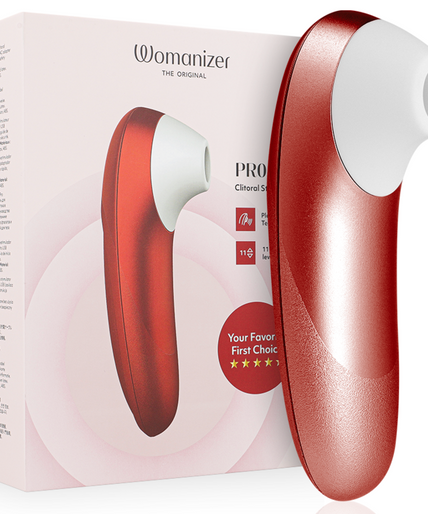 WOMANIZER - PRO VIBRANT CLITORAL STIMULATOR BURGUNDY WOMANIZER - PRO VIBRANT CLITORAL STIMULATOR BURGUNDY