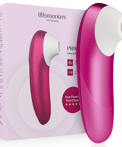 WOMANIZER - PRO VIBRANT CLITORAL STIMULATOR PINK WOMANIZER - PRO VIBRANT CLITORAL STIMULATOR PINK