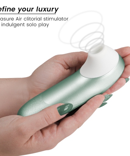 WOMANIZER - PRO VIBRANT CLITORAL STIMULATOR SAGE GREEN WOMANIZER - PRO VIBRANT CLITORAL STIMULATOR SAGE GREEN