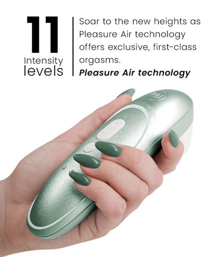 WOMANIZER - PRO VIBRANT CLITORAL STIMULATOR SAGE GREEN WOMANIZER - PRO VIBRANT CLITORAL STIMULATOR SAGE GREEN