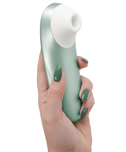 WOMANIZER - PRO VIBRANT CLITORAL STIMULATOR SAGE GREEN WOMANIZER - PRO VIBRANT CLITORAL STIMULATOR SAGE GREEN