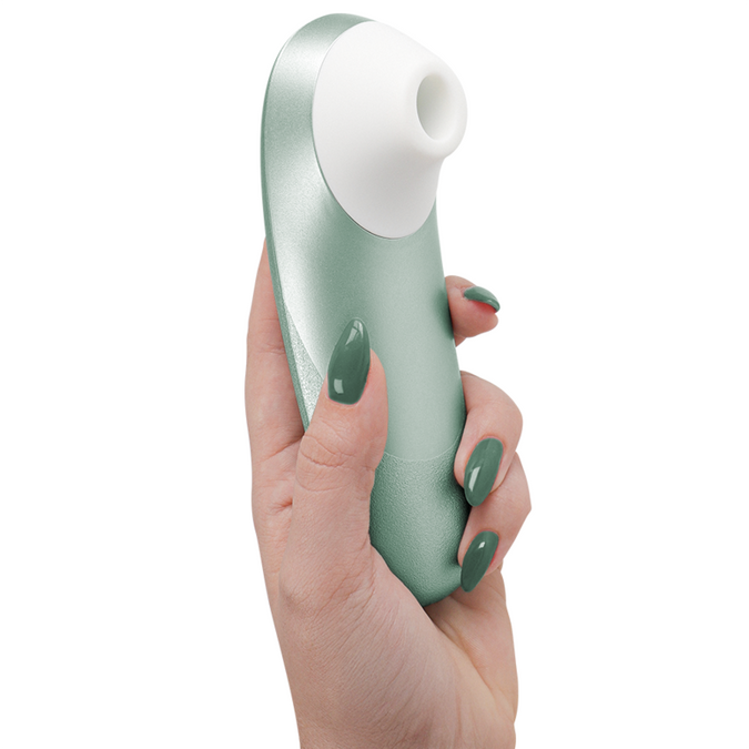 WOMANIZER - PRO VIBRERENDE CLITORALE STIMULATOR SAGEGROEN
