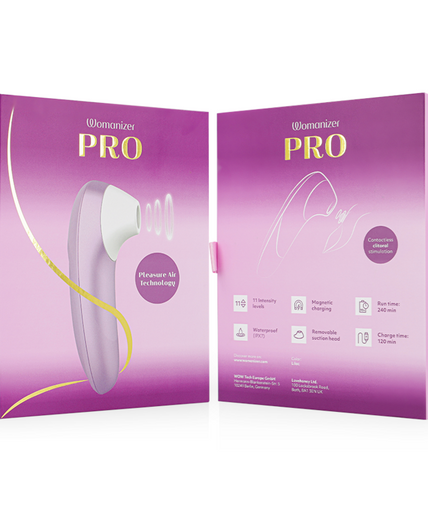 WOMANIZER - PRO VIBRANT CLITORAL STIMULATOR LILAC WOMANIZER - PRO VIBRANT CLITORAL STIMULATOR LILAC