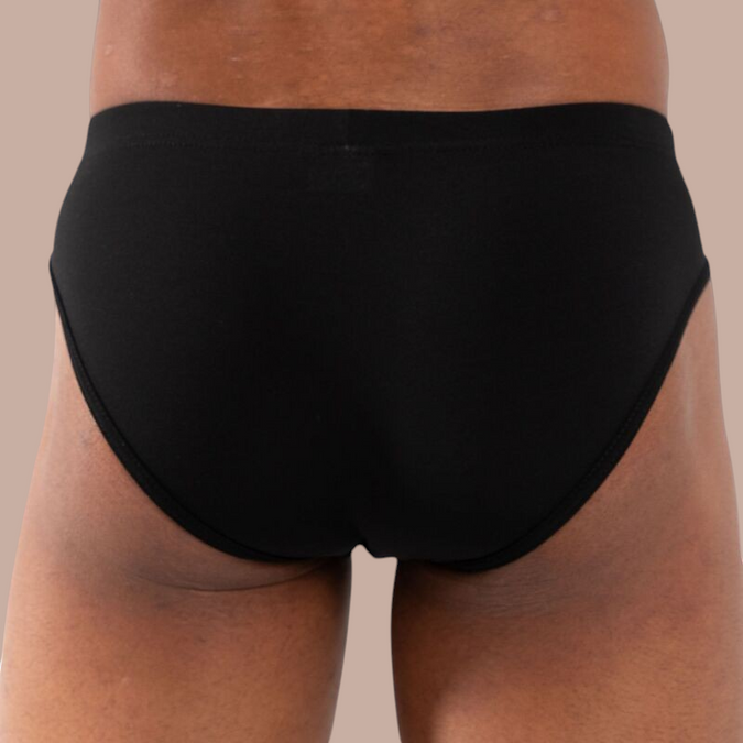 Pleasurements Burn 019 zwarte slip voor heren, een verfijnd en comfortabel ontwerp uit de Core Collection.
