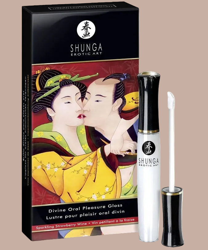 Shunga – Goddelijke Lippenbalsem Aardbei & Cava