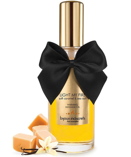 BIJOUX - MASSAGE OIL HEAT EFFECT CARAMEL AROMA BIJOUX - MASSAGE OIL HEAT EFFECT CARAMEL AROMA