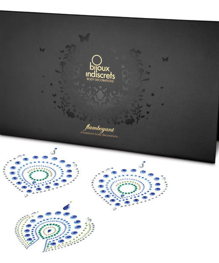 BIJOUX - INDISCRETS FLAMBOYANT BLAUW&GROEN BIJOUX - INDISCRETS FLAMBOYANT BLAUW&GROEN